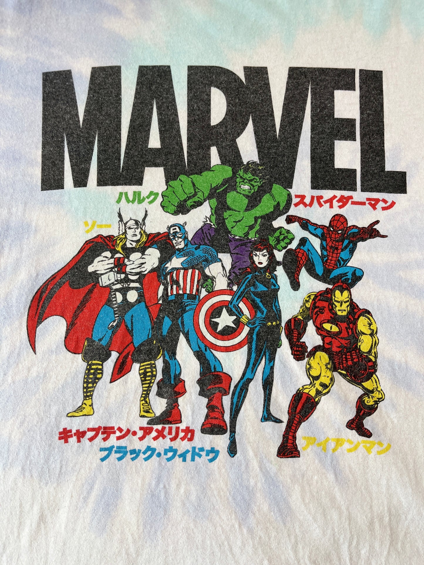 Marvel Japanese Tiedye Tee