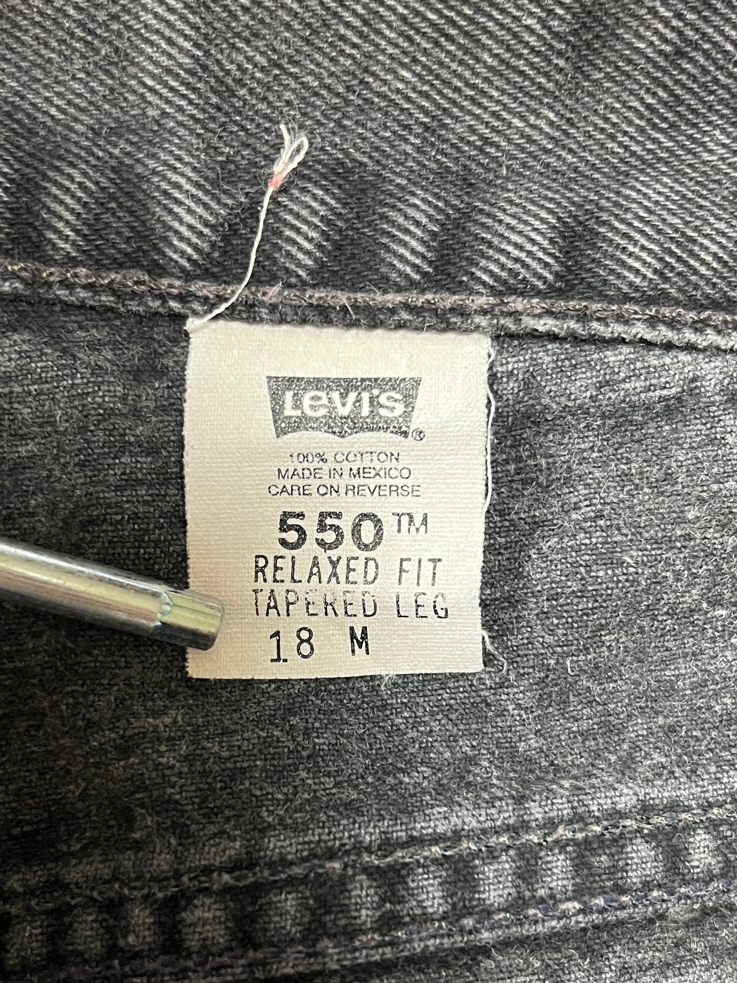 Levi's 550 90s W36相当